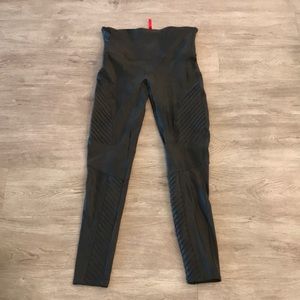 Spanx moto leggings